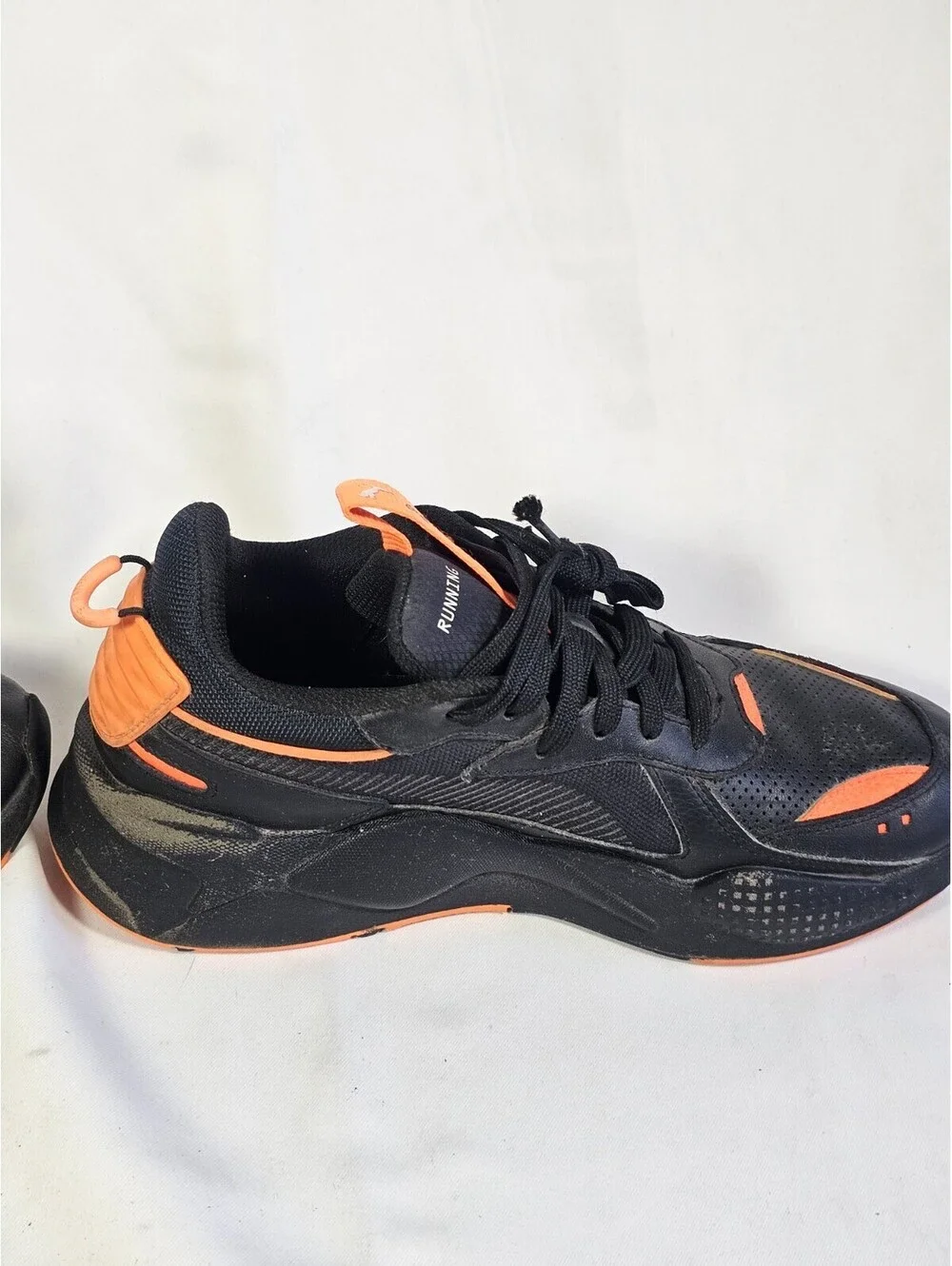 Rare Puma RS-X Winterized Black And Ultra Orange Size 8.5